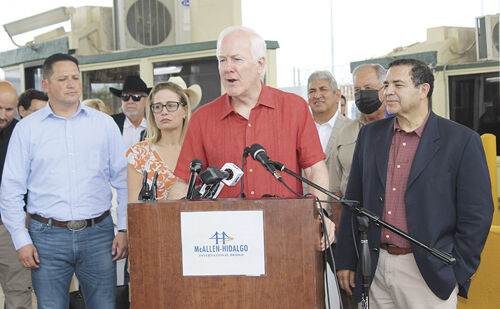  John Cornyn realizó visita a cruce internacional