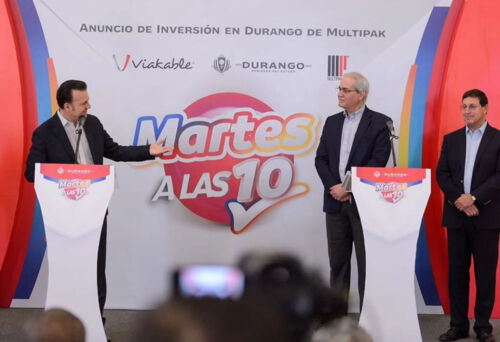 Invierte Viakable más de siete mdd en su planta Multipak, en Durango