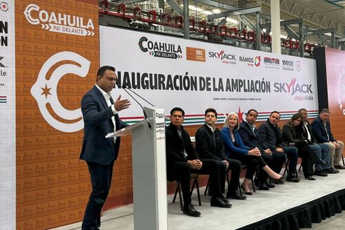 Skyjack consolida operaciones en Coahuila; inaugura segunda expansión