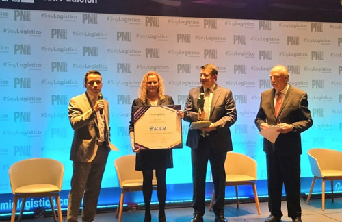 AOLM recibe galardón Tememe en Premio Nacional de Logística 2024