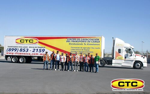 Escuela para conductores de carga; Forma CTC nuevos profesionales del sector logístico y transporte desde frontera de Tamaulipas y Texas