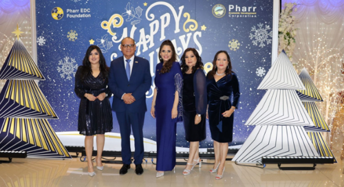 Pharr EDC celebra tradicional festejo navideño, reconoce a sus aliados estratégicos