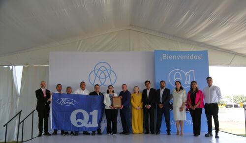 Thyssenkrupp Guanajuato recibe certificación Q1 de Ford