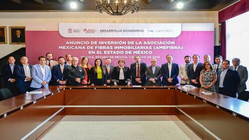 AMEFIBRA invertirá 5,630 mdd para construir 18 desarrollos industriales en EdoMéx