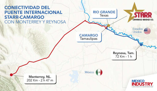 Starr-Camargo Bridge: la vía más rápida y eficiente para el comercio entre México y EE. UU.