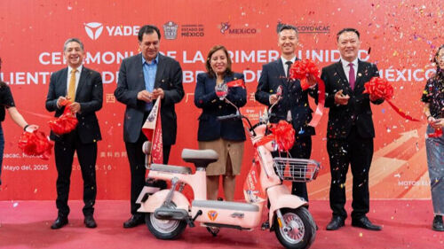 Empresa china Yadea inicia producción de motos eléctricas en México