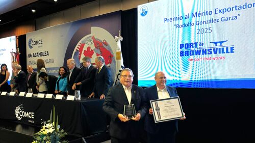 Reconocen al Port of Brownsville por su impulso al comercio exterior durante asamblea del COMCE Noreste