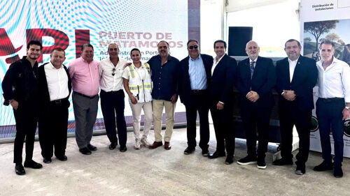 Autoridades y líderes empresariales supervisan avances para el inicio de operaciones del Puerto de Matamoros