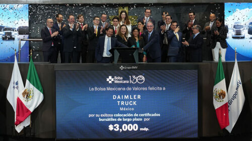 Daimler Truck México coloca bonos por 3,000 mdp en la BMV