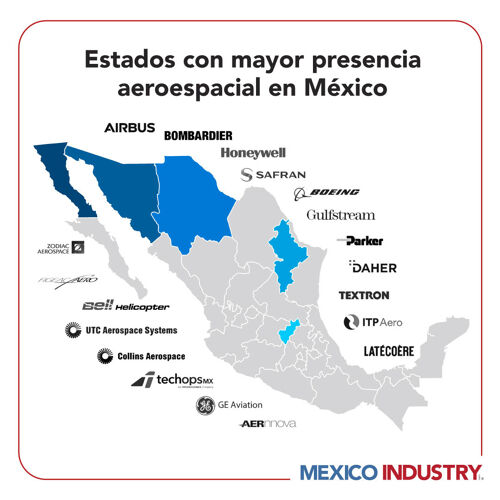 México, líder regional en manufactura aeroespacial